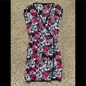 Victoria Secret Floral Faux-Wrap Dress size Small